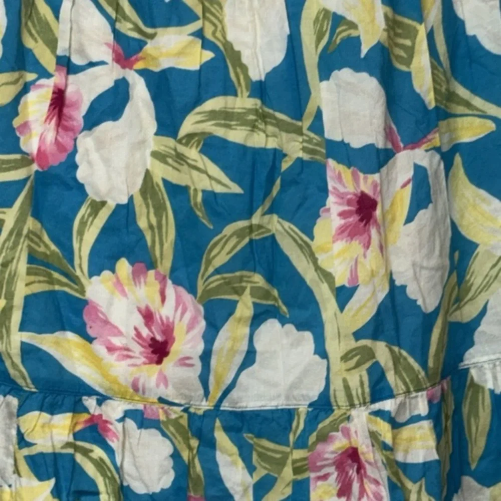 Lauren Ralph Lauren‎ Tropical Floral Tiered Maxi Skirt Small Boho Coastal S